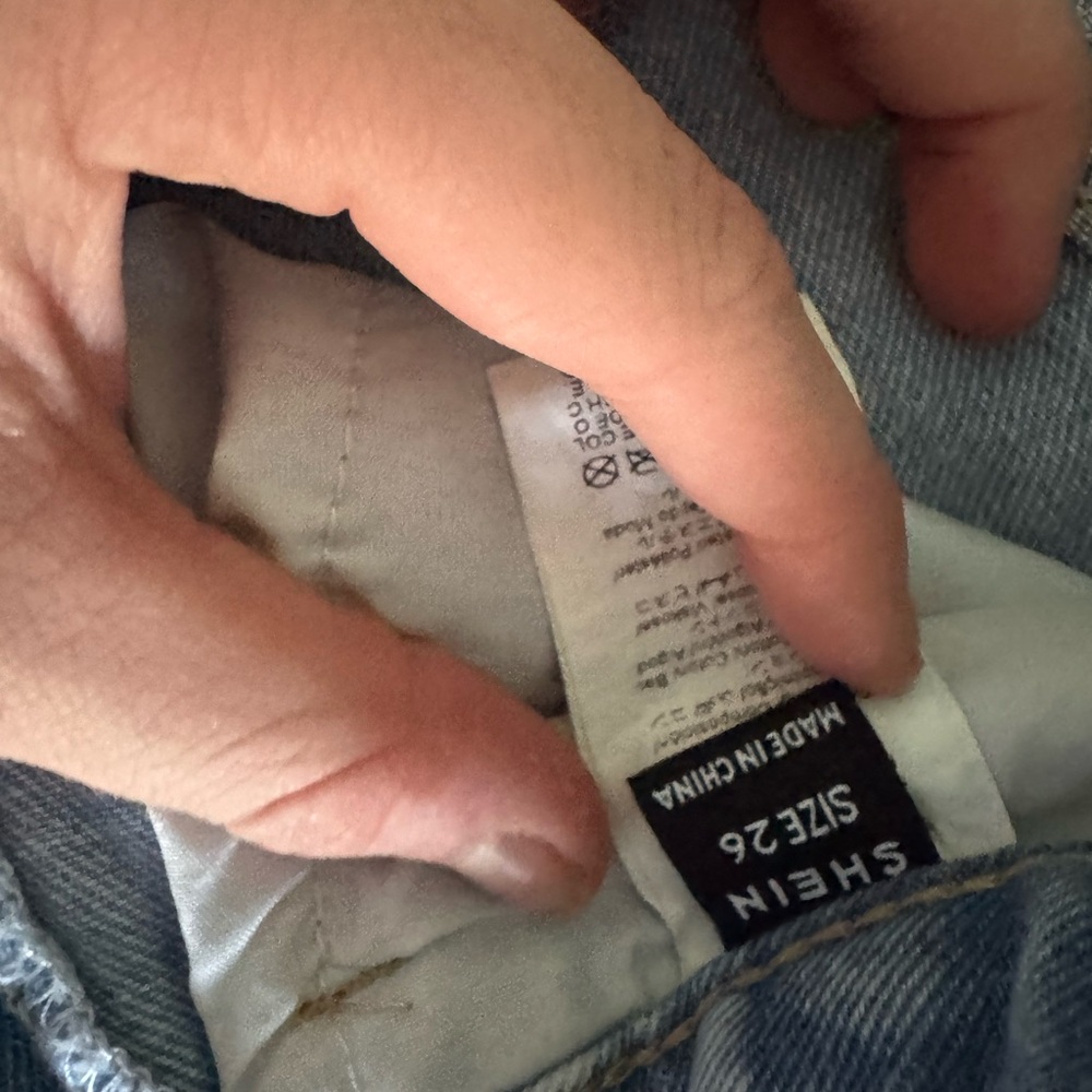 SHEIN Light Blue Denim Jeans